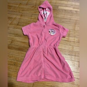 Disney 3T Girl Minnie Mouse Daisy Swim Hooded Cover Up Towel